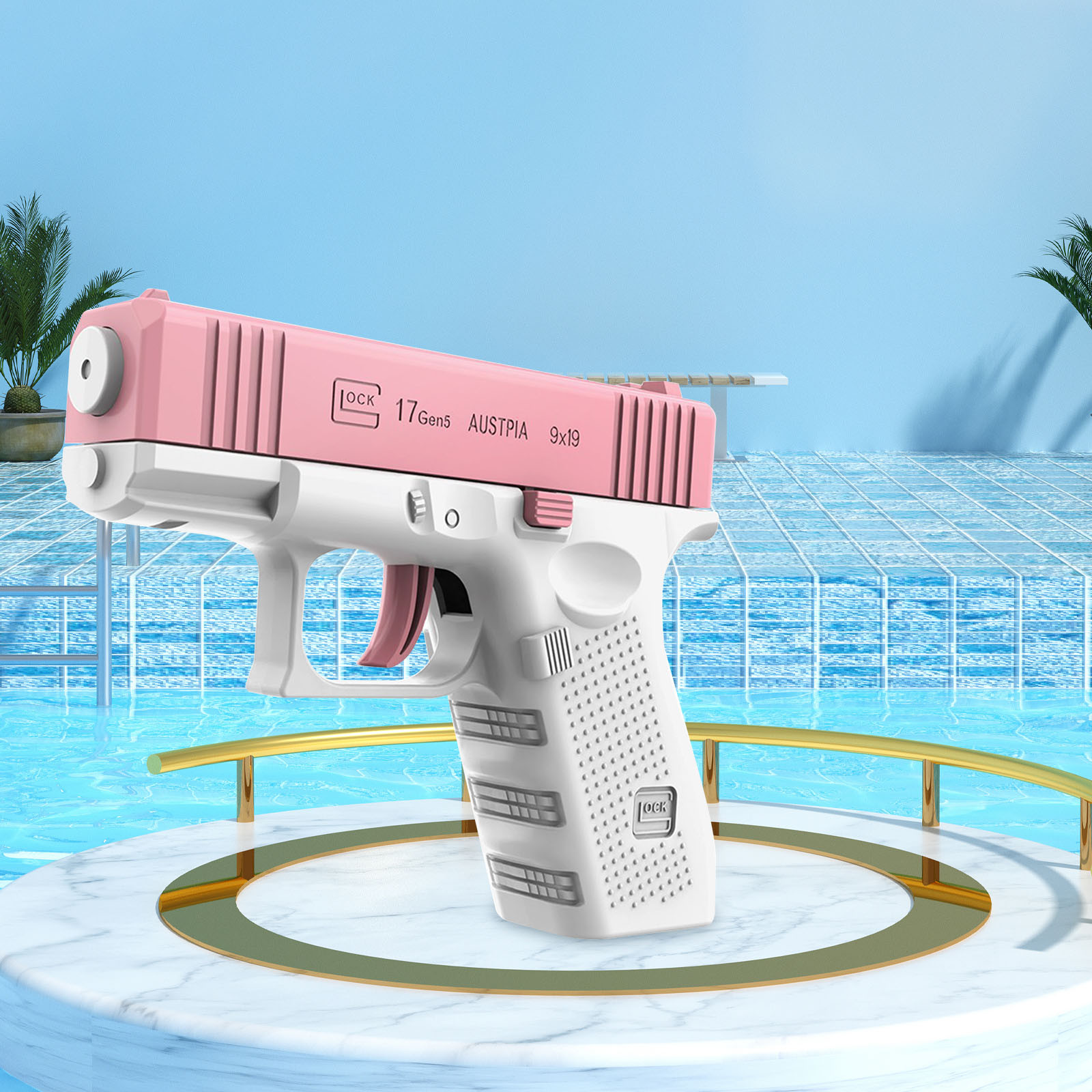 5 Pack Water Guns for Kids Adults - 50 Shots Each Time Squirt Water Toy Gun Super Water Blaster Soaker Long Range High Capacity Swimming Pool Beach Outdoor Water Fighting Toy for Boys Girls